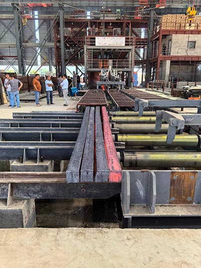 Medium frequency furnace 30 tons,induction furnace capacity 30 tons used for steel industry to casting steel billets for them continue casting steel billets