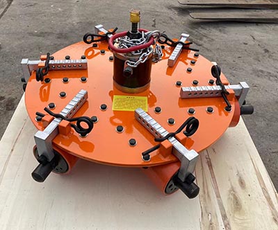Vibrator Machine With 6 Nos Hammer Head for vibrator lining of steel industry to casting steel billets for them continue casting steel billets